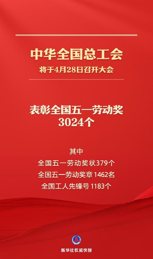 致敬劳动 3024个全国五一劳动奖将集中表彰